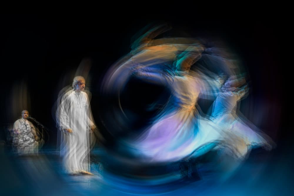 Whirling Dervish Dance by Mohamed Shawki — canvas wall art