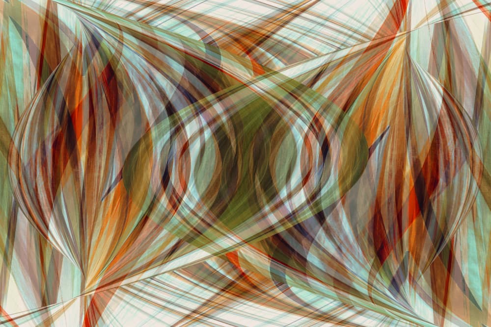 Earthy Flowing Abstract by Christina Sillen — canvas wall art