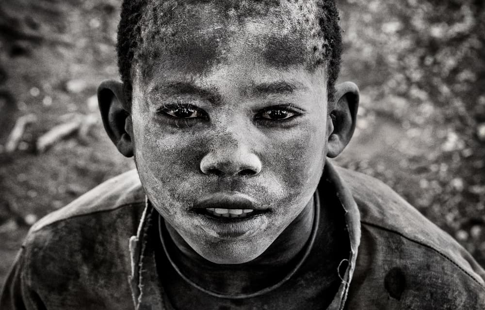 Dusty Child Portrait by Joxe Inazio Kuesta Garmendia — canvas wall art
