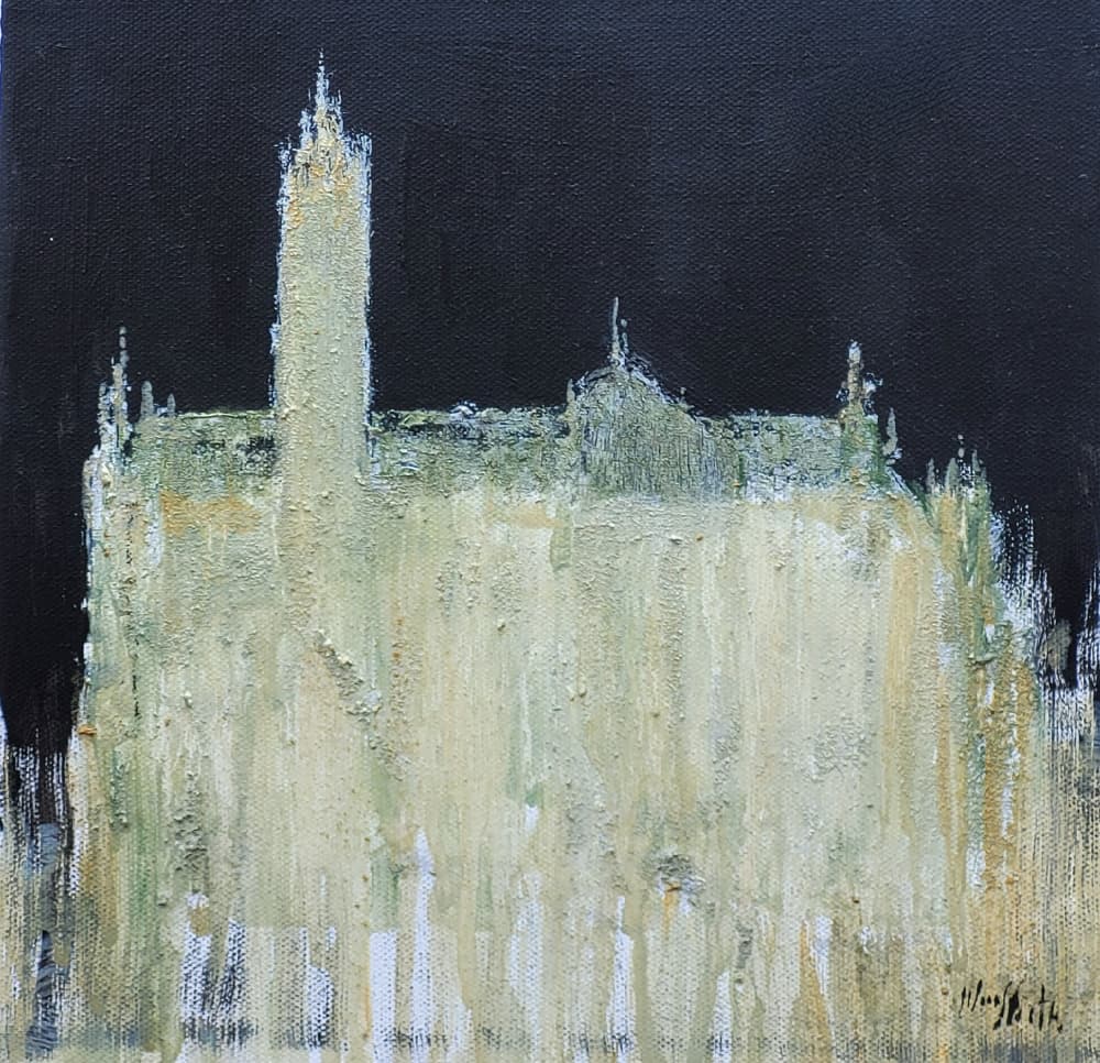 Ethereal Cathedral Tower by Wayne Sleeth — canvas wall art