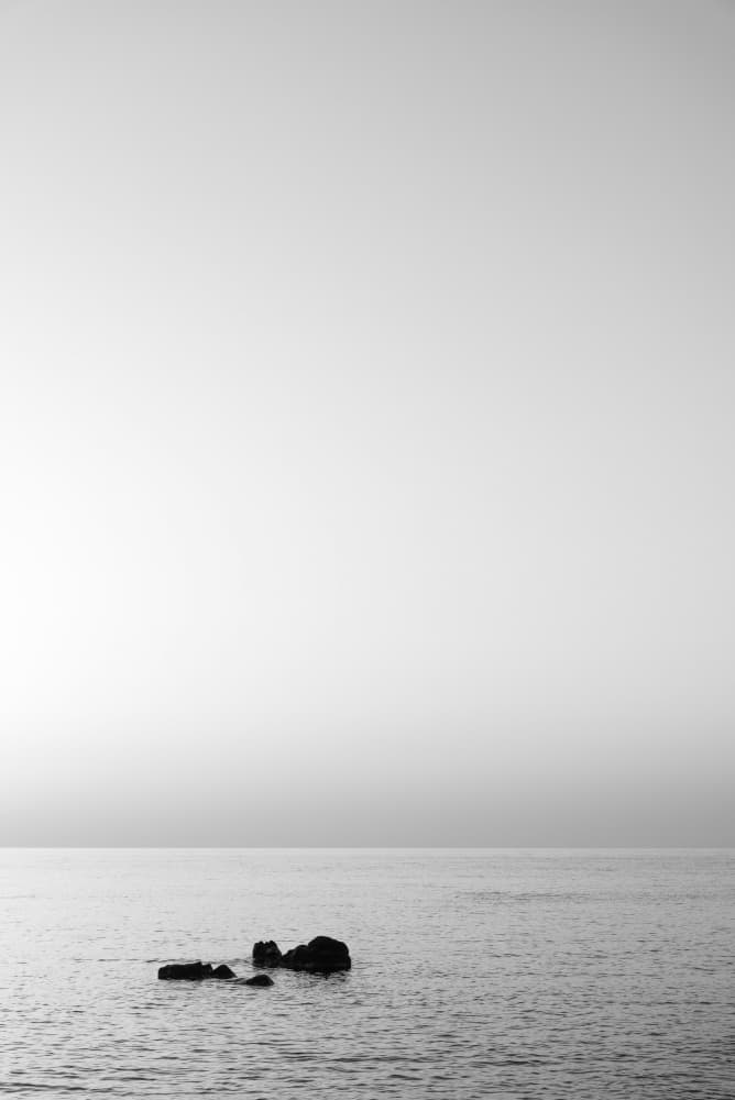 Calm Ocean Stones by Photolovers — canvas wall art