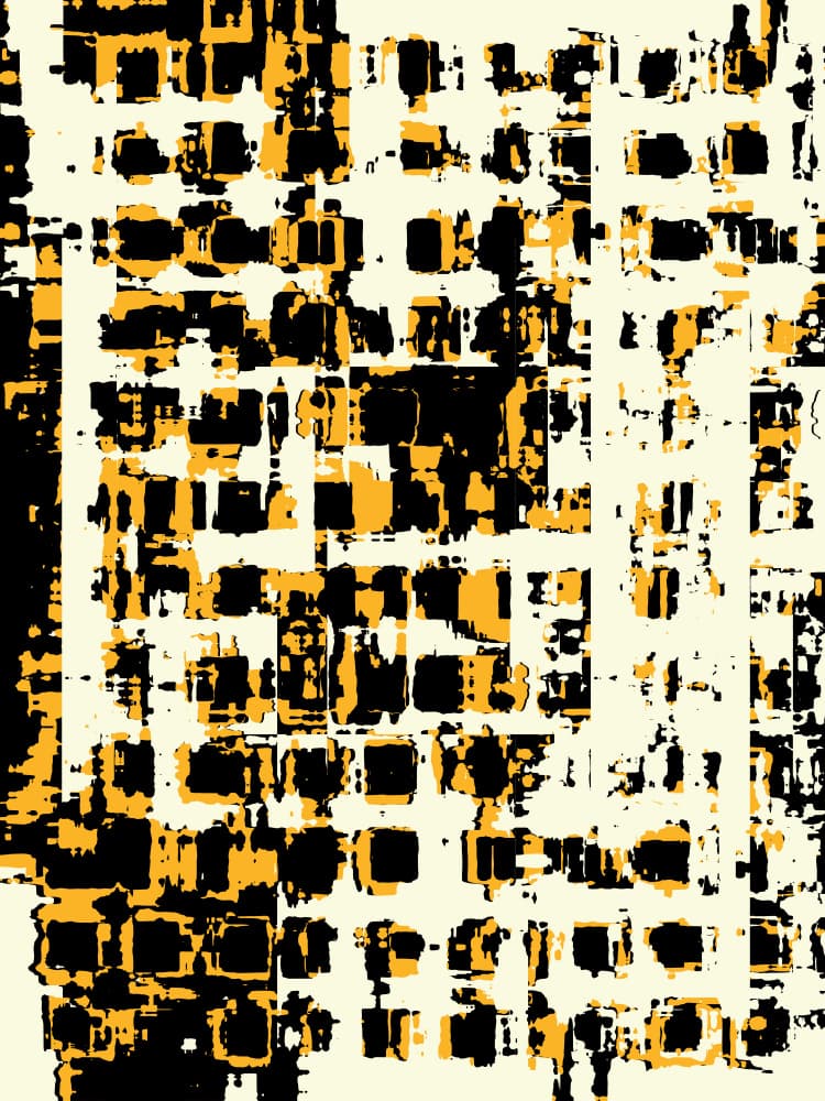 Urban Rhythm Grid by Petr Strnad — canvas wall art
