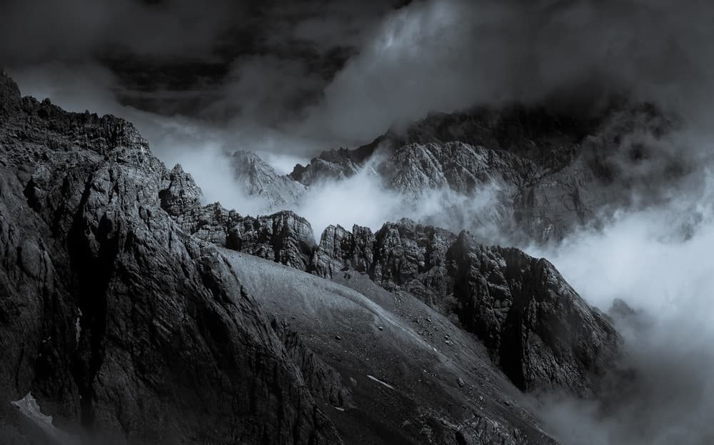 Dramatic Mountain Landscape by Wei (David) Dai — canvas wall art