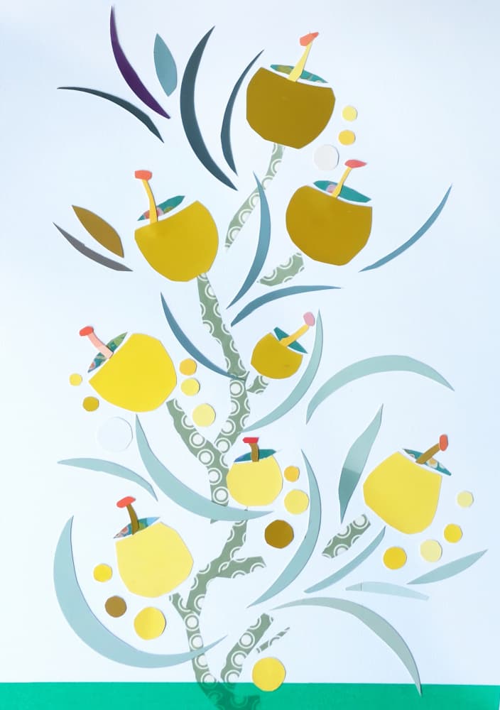 Vibrant Botanical Fruit by Annick — canvas wall art