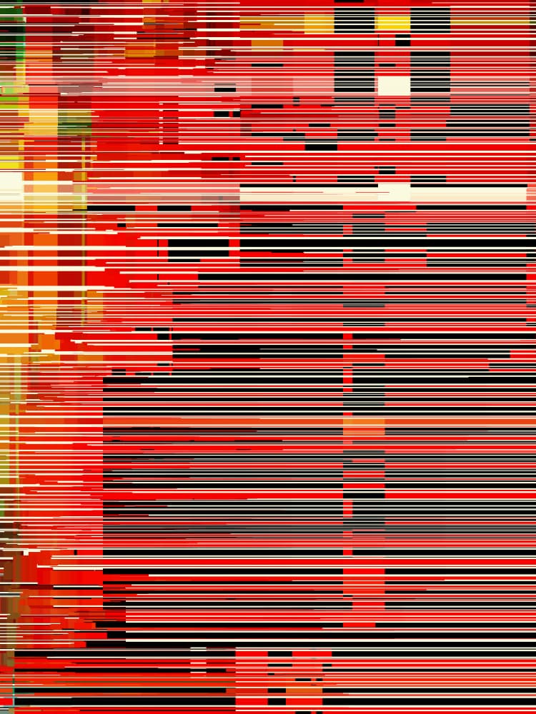 Abstract Digital Glitch by Petr Strnad — canvas wall art
