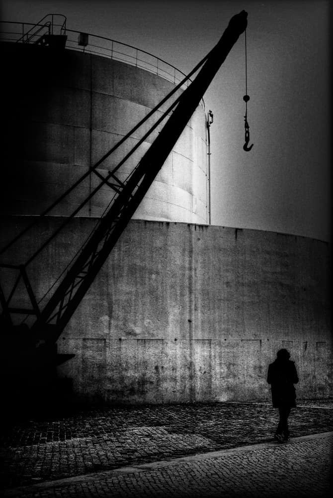 Urban Industrial Solitude by Paulo Abrantes — canvas wall art