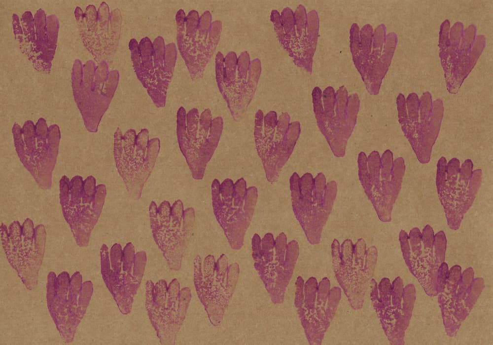 Abstract Purple Pattern by Santhosh ch — canvas wall art
