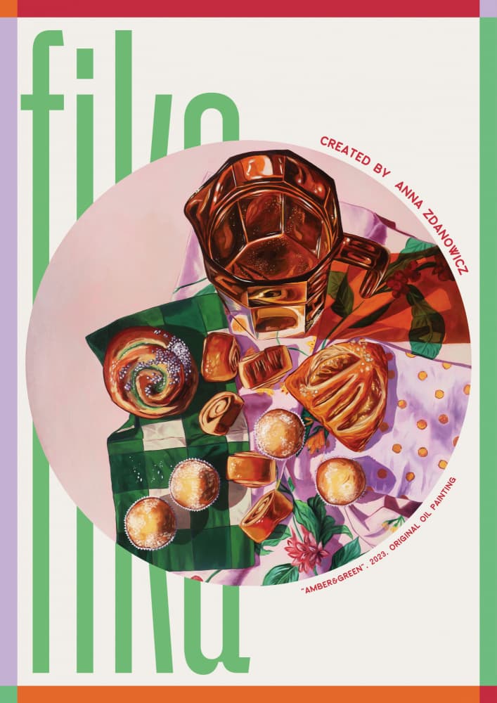 Fika Pastries Still Life by Anna Zdanowicz — canvas wall art