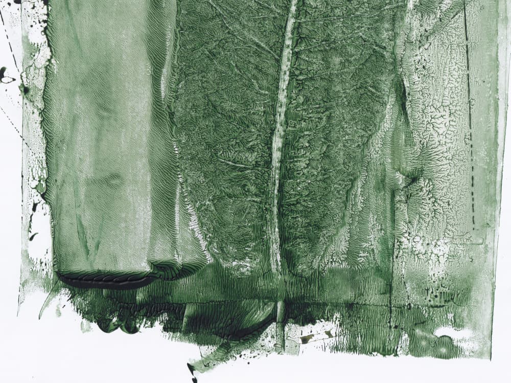 Abstract Green Forest by Maira Ribena — canvas wall art