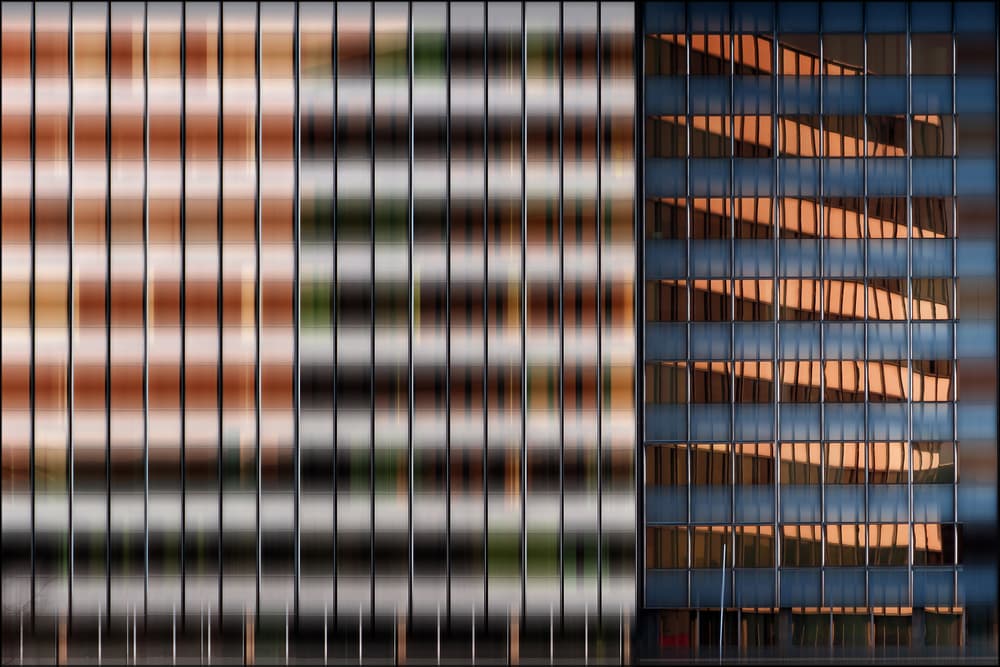 Modern Building Reflections by Henk van Maastricht — canvas wall art