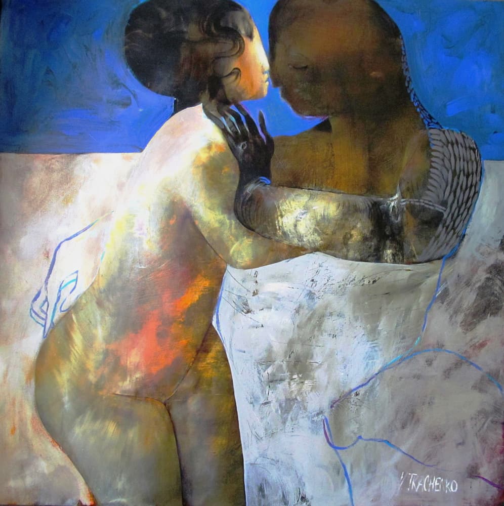 Loving Embrace by Victor Tkachenko — canvas wall art