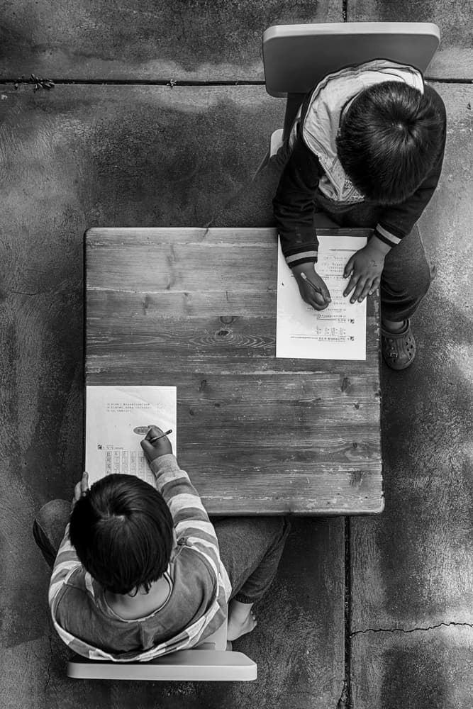 Overhead Study Session by Despird Zhang — canvas wall art