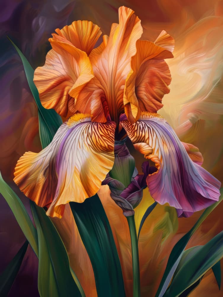 Iris Fl 23 by Bilge Paksoylu — canvas wall art