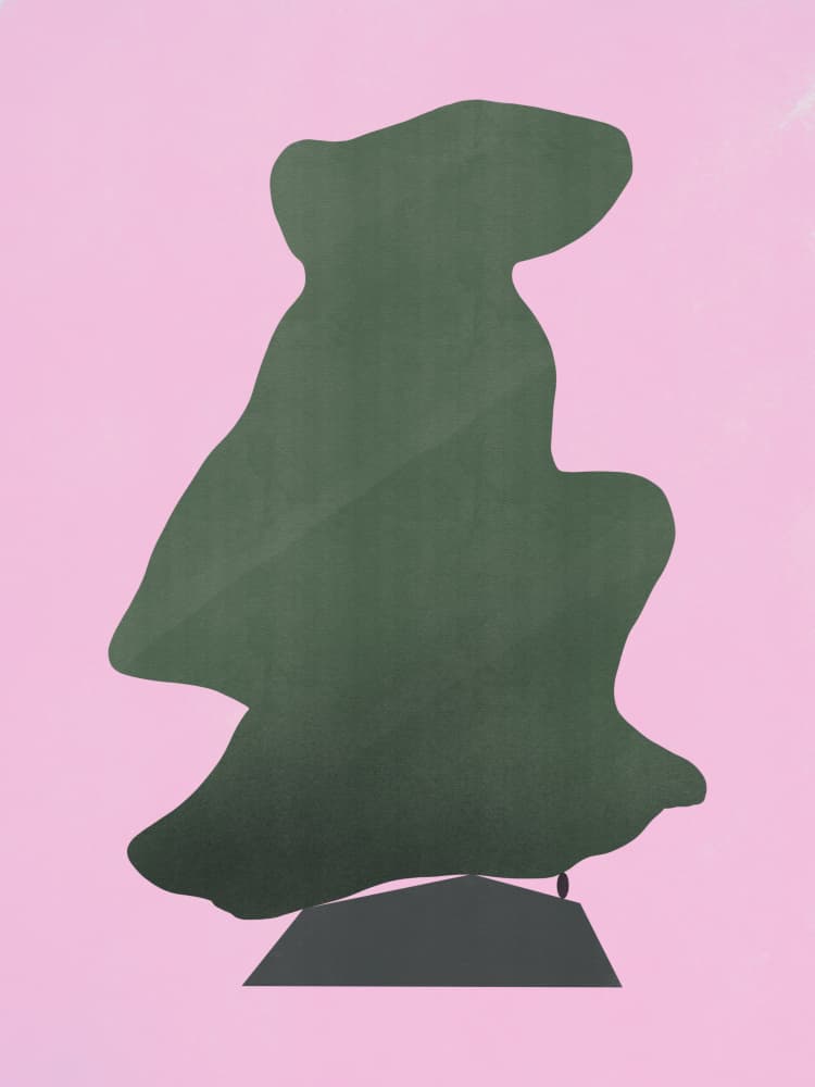 Serene Balanced Shape by Little Dean — canvas wall art