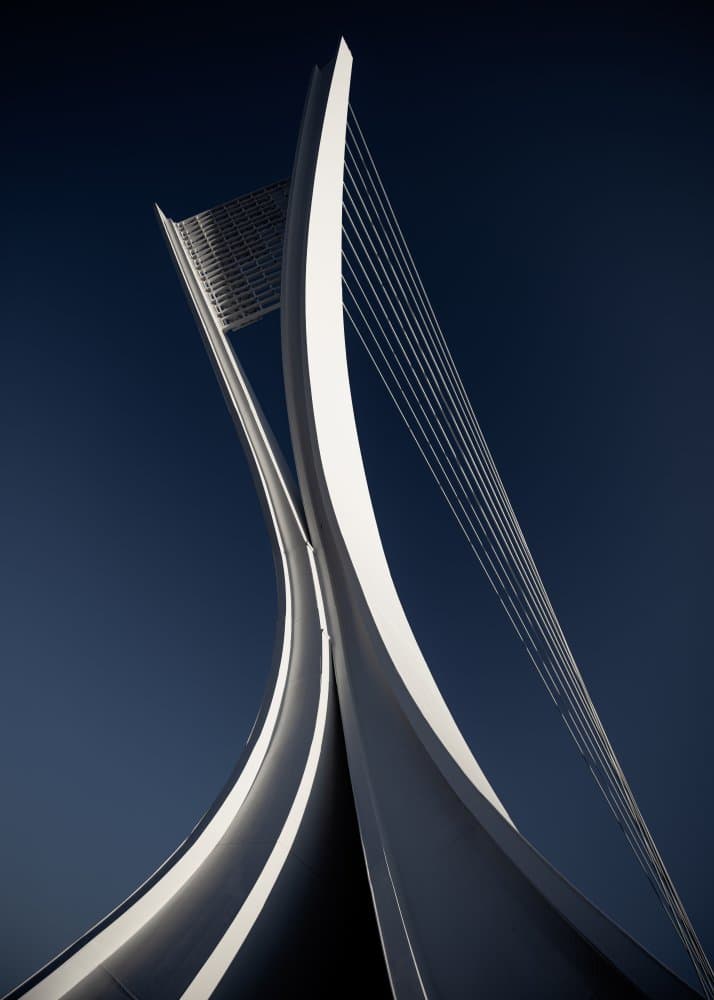 Modern Architectural Curves by Marco Tagliarino — canvas wall art