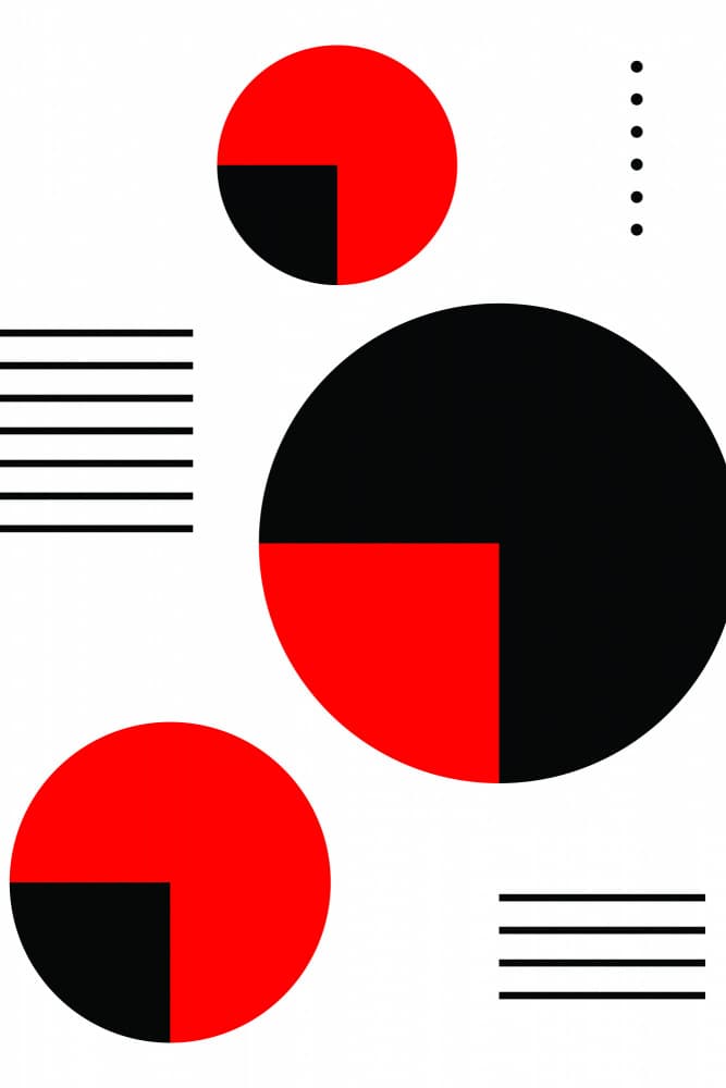 Bold Geometric Abstraction by jay stanley — canvas wall art