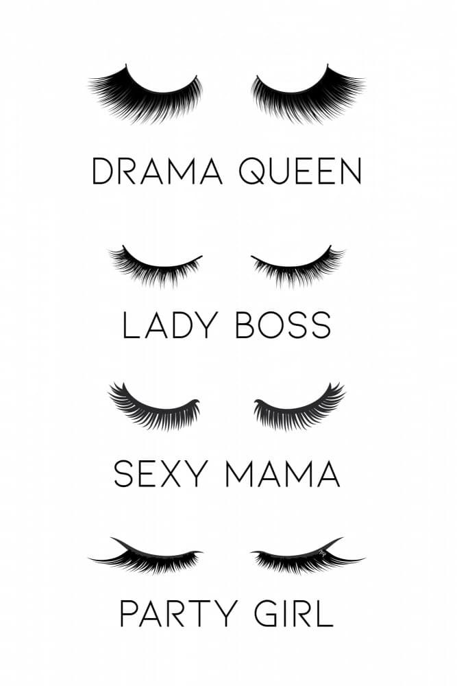 Lash Style Statements by Martina — canvas wall art