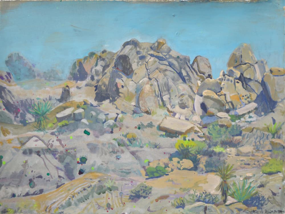 Desert Rock Formations by Karin Bos — canvas wall art
