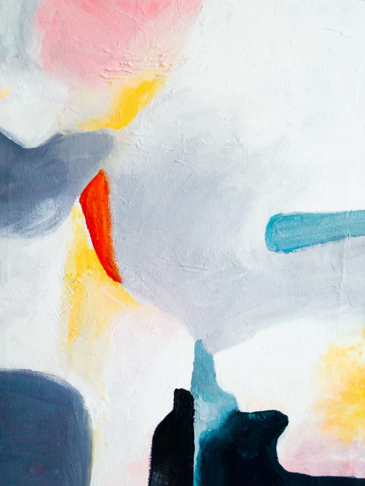 Abstract Color Flow by Ejaaz Haniff — canvas wall art