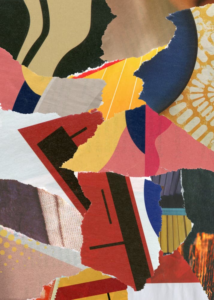 Vibrant Abstract Layers by RS LAB STUDIO — canvas wall art