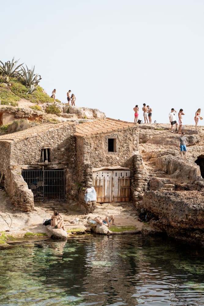 Coastal Stone Houses by Henrike Schenk — canvas wall art