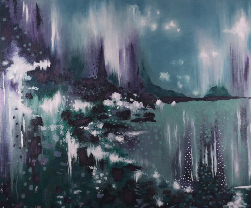 Mystical Forest Waters by Michele Frechette — canvas wall art