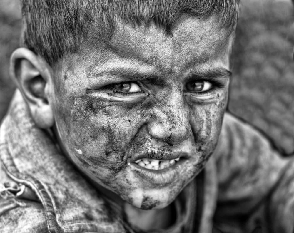 Defiant Young Gaze by Feyzullah Tunç — canvas wall art