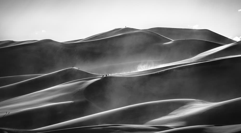 Hiking Desert Dunes by Lior Yaakobi — canvas wall art