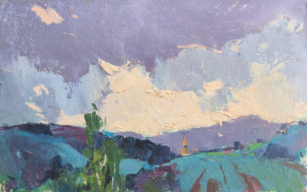 Dramatic Mountain Sky by Alexander Shandor — canvas wall art