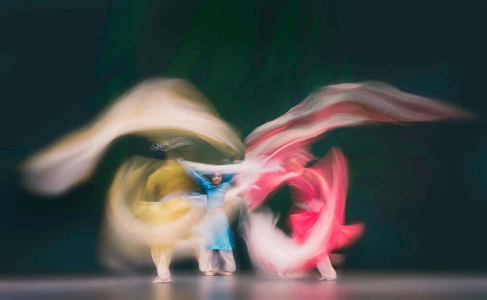 Vibrant Dance Flow by Rob Li — canvas wall art