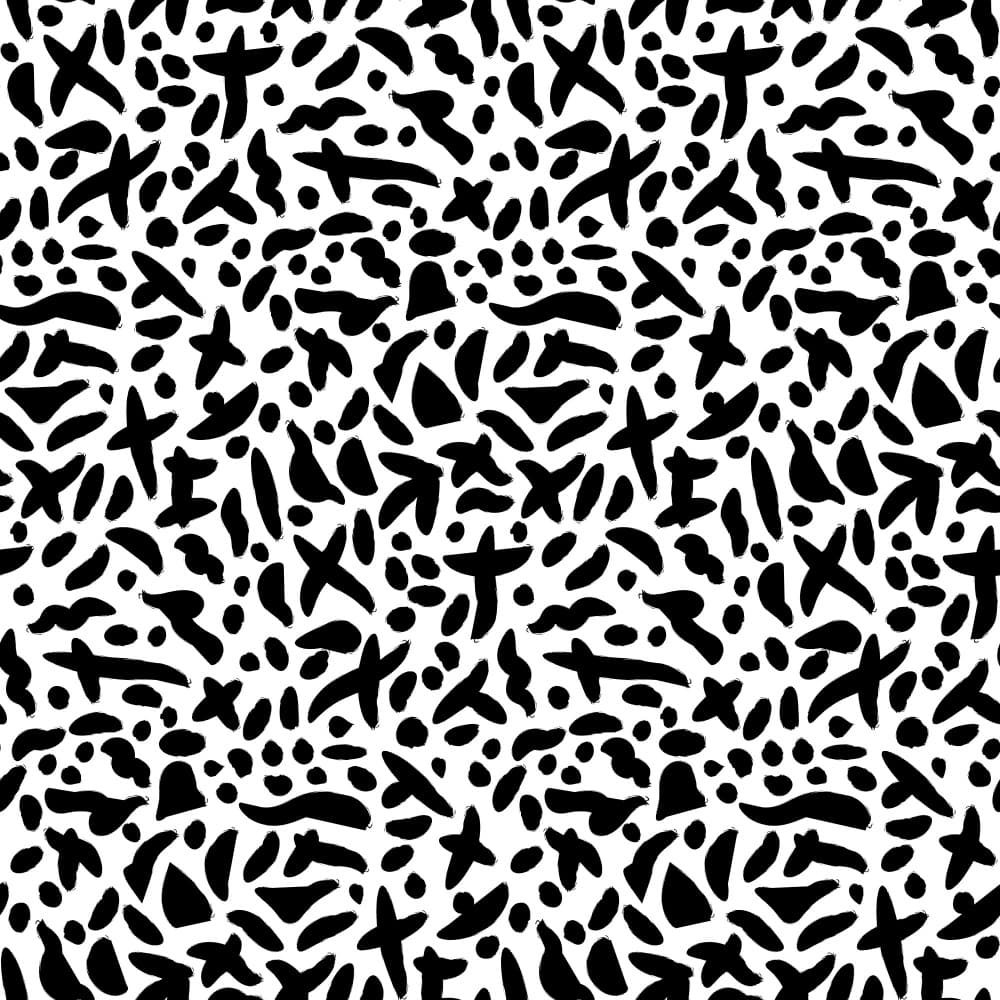 Scattered Organic Shapes by Marika Barsrsind β canvas wall art