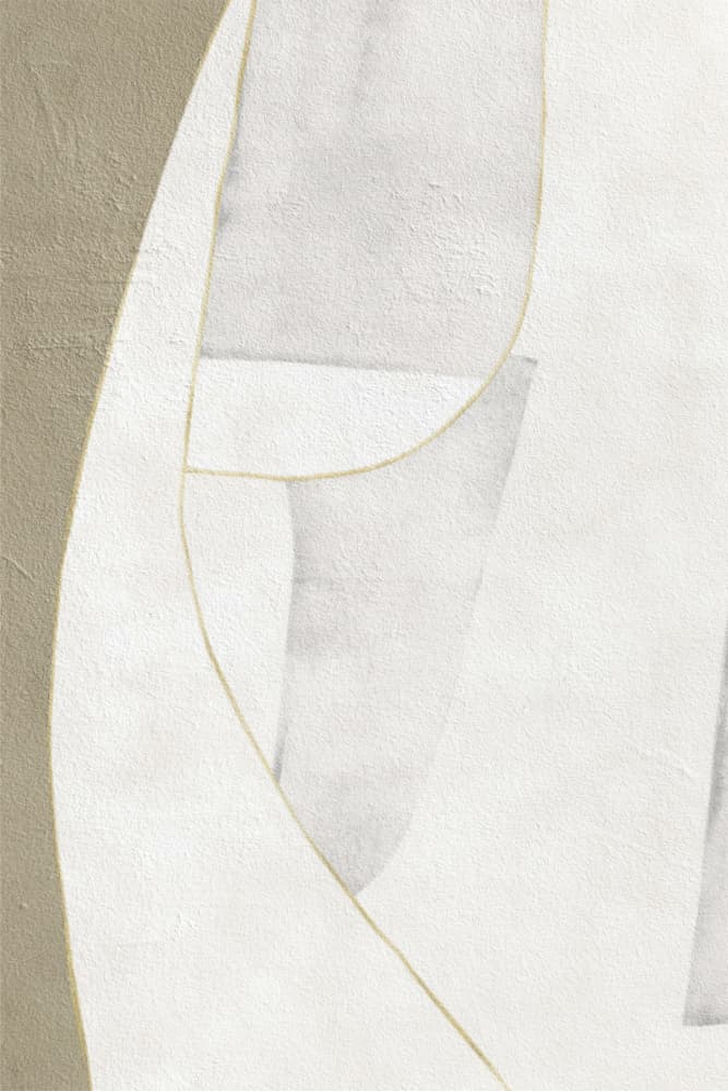 Neutral Organic Flow by Alma — canvas wall art