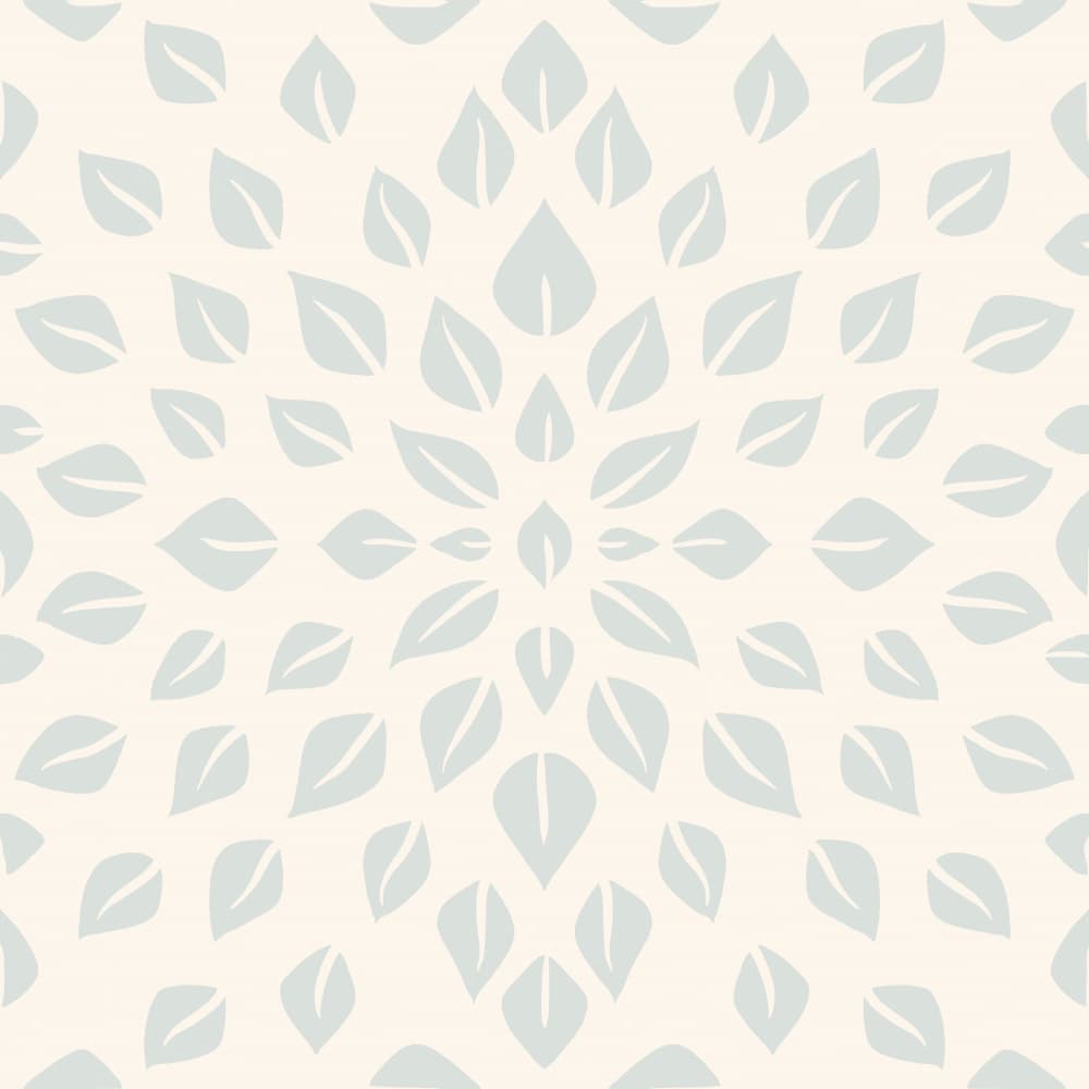 Organic Leaves Pattern by Annick — canvas wall art