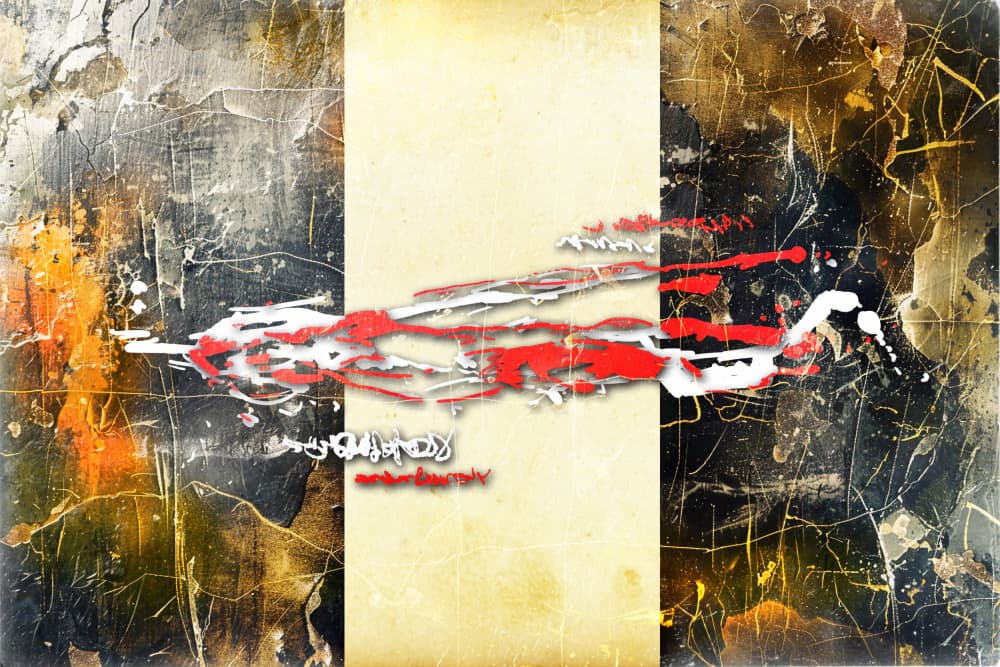 Dynamic Textured Abstract by Rafal Kulik — canvas wall art