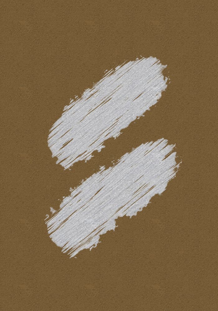 Abstract Silver Brushstrokes by Yuli Saputra — canvas wall art