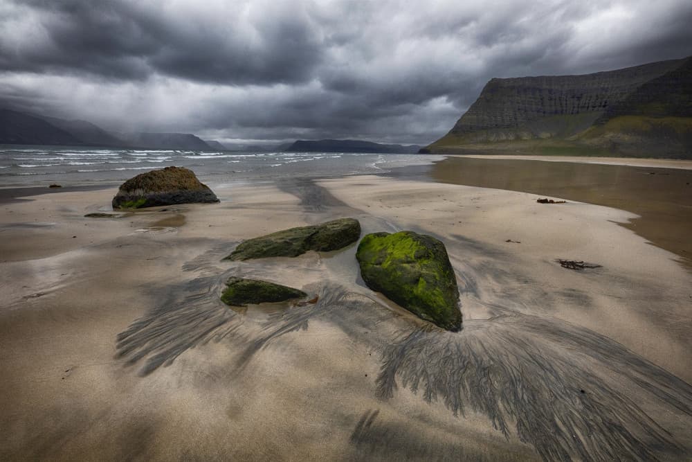 Dramatic Fjord Beach by Þorsteinn H. Ingibergsson — canvas wall art