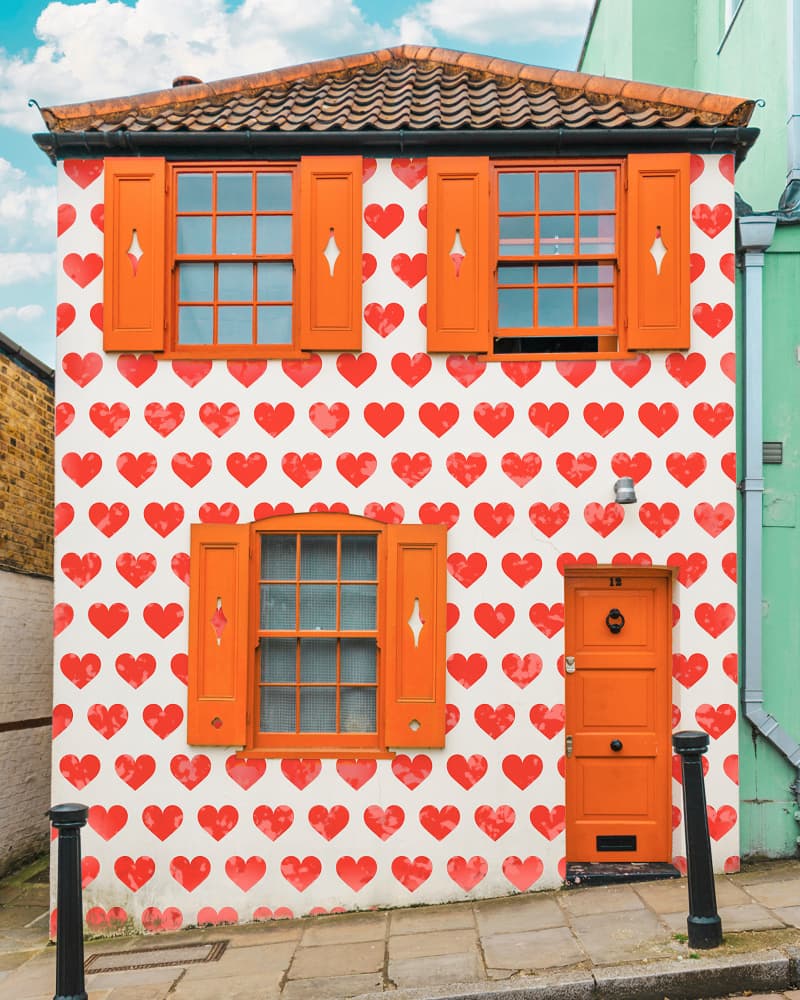 Whimsical Heart Home by Gabor Estefan — canvas wall art