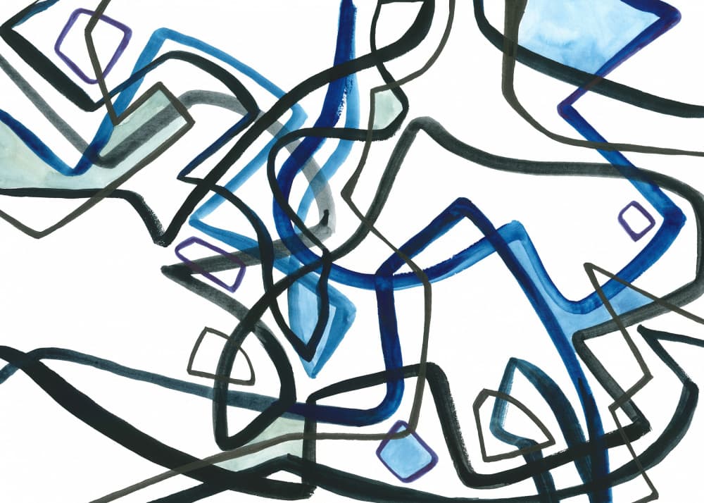 Abstract Pathways by Isabelle Brent — canvas wall art