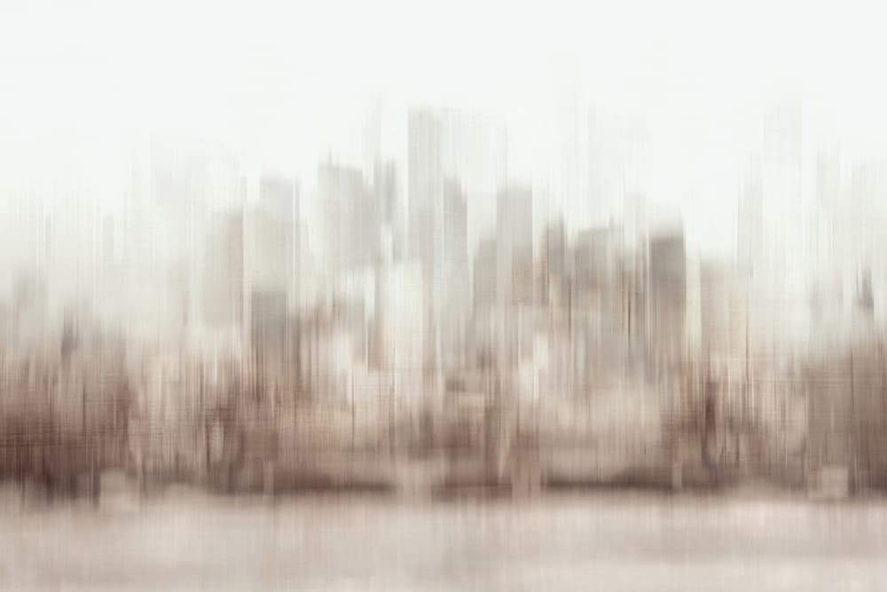 Dreamy Skyline Blur by Christina Sillen — canvas wall art