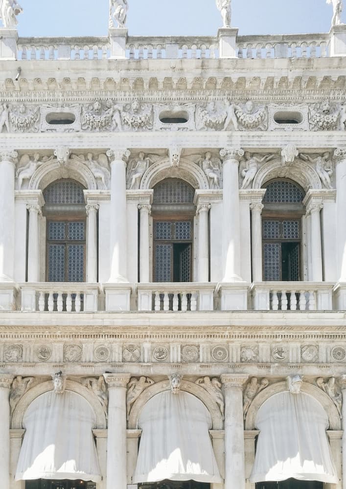 Ornate Venice Architecture by Talitha McQueen — canvas wall art