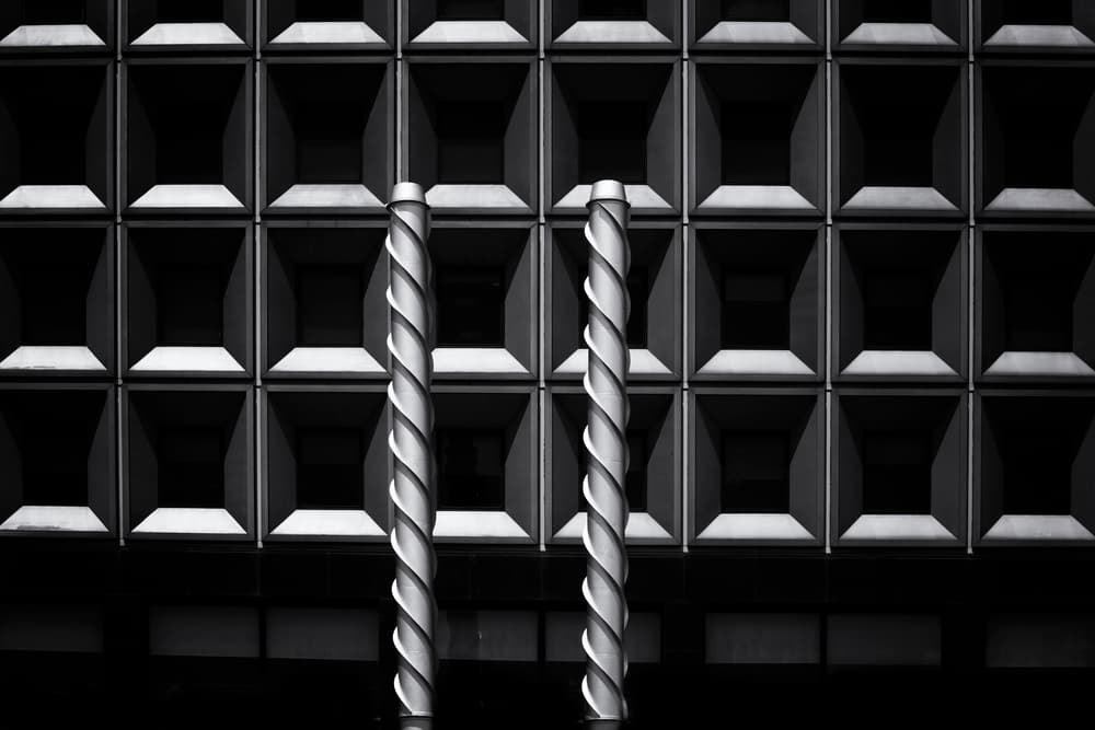 Sleek Twisted Geometry by Massimo Della Latta — canvas wall art