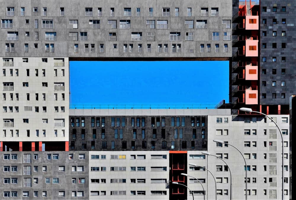 Brutalist Sky Portal by Arnon Orbach — canvas wall art