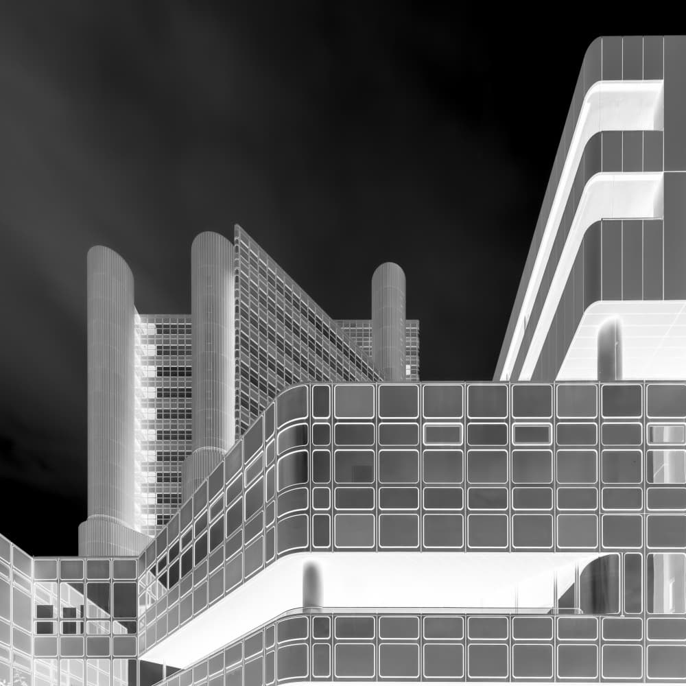 Futuristic Urban Forms by Andy Dauer — canvas wall art