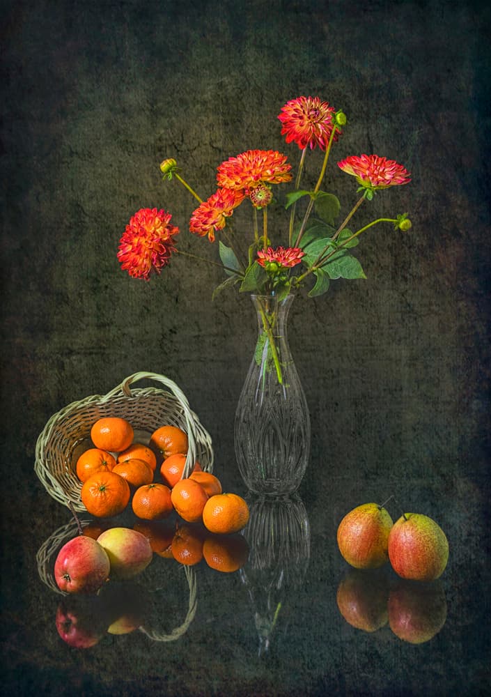 Vibrant Autumn Still Life by Lydia Jacobs — canvas wall art