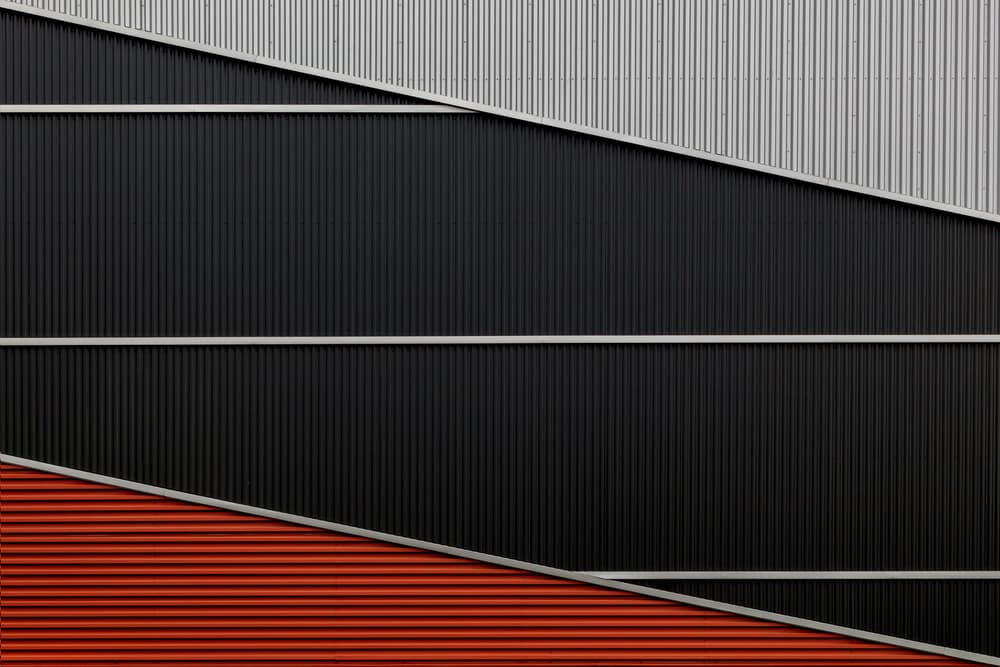Modern Geometric Facade by Theo Luycx — canvas wall art