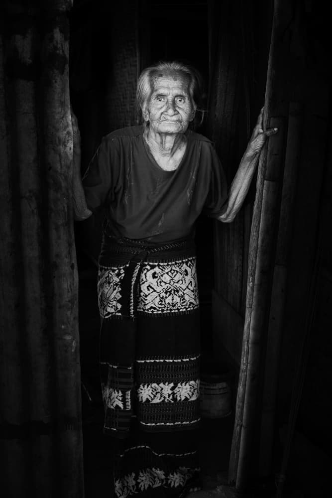 Authentic Elderly Woman by Chao Feng 天馬 — canvas wall art