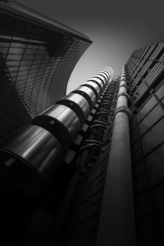 Dramatic Urban Lines by Olavo Azevedo — canvas wall art