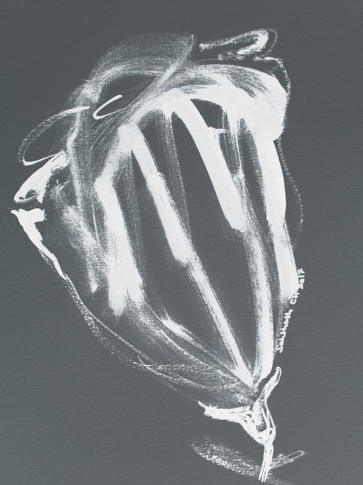 Elegant Organic Form by Santhosh ch — canvas wall art