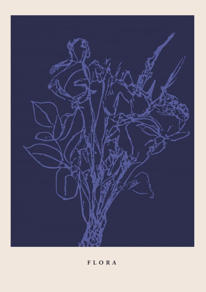 Floralineno03 by Treechild — canvas wall art