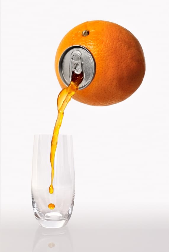 Fresh Orange Pour by Jesús M. García — canvas wall art